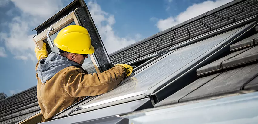 Skylight Flashing Repair in Carol Stream